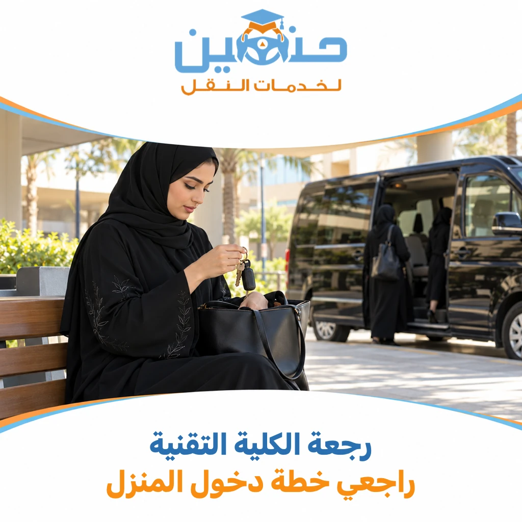 قبل رجعة الكلية التقنية: هل خطة دخول المنزل واضحة إذا لم يكن أحد بانتظارك؟